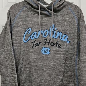 Women's Colosseum UNC Tar Heels Gray and Blue Hoodie